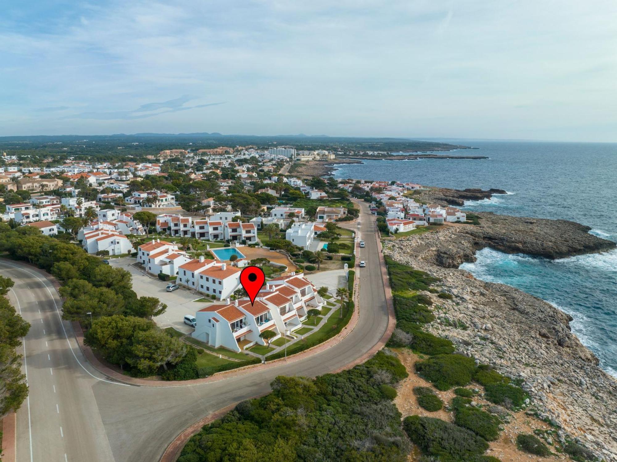 Vista Faro-Apartamento Con Balcon Que Mira Al Mar Cala en Bosch Zewnętrze zdjęcie